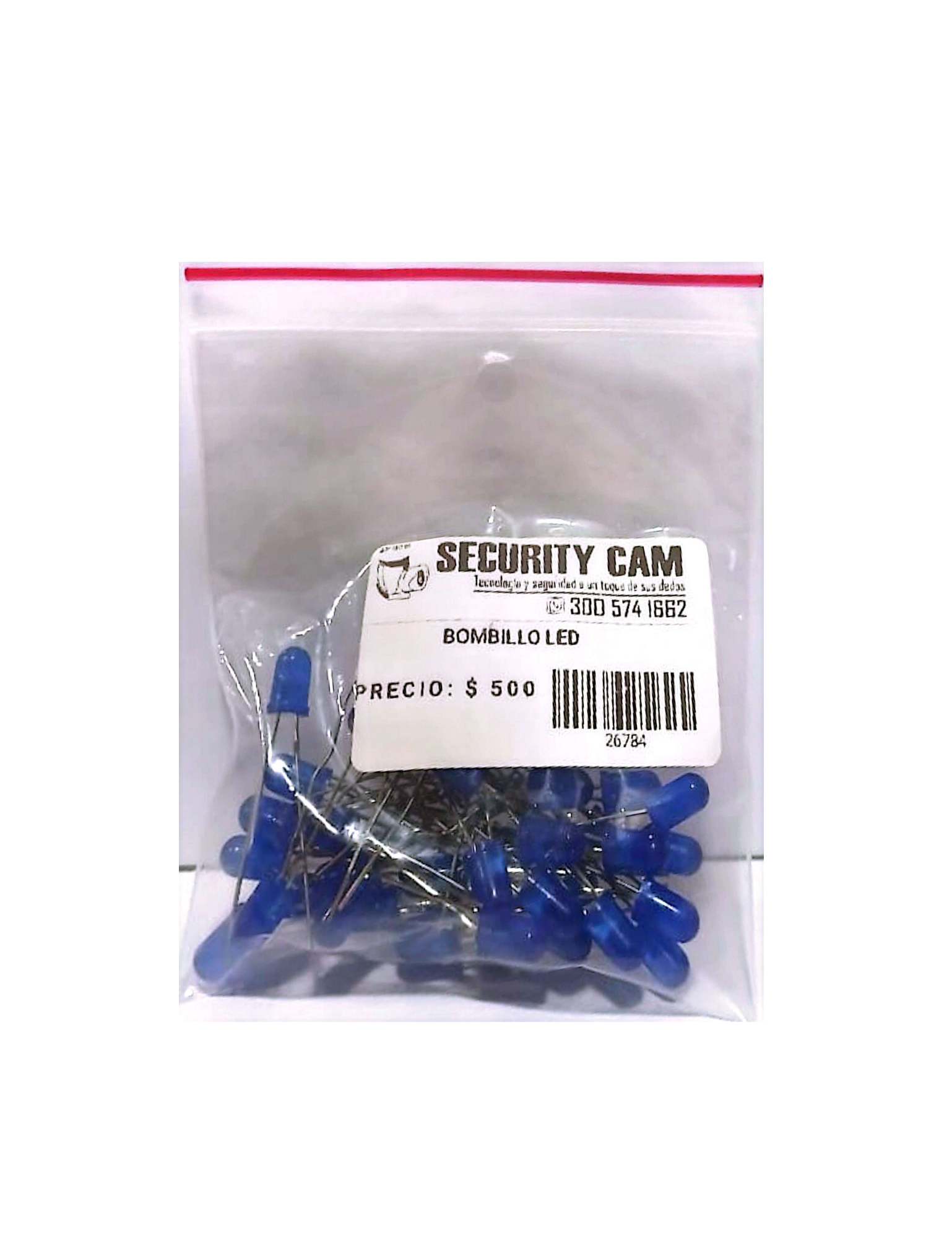 BOMBILLO LED AZUL